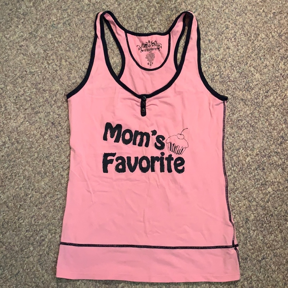 Pink “Mom’s Favorite” Tank Top
